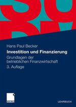 ISBN 9783834916211: Investition und Finanzierung