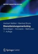 ISBN 9783834934420: Dienstleistungsmarketing: Grundlagen - Konzepte - Methoden