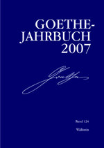 ISBN 9783835302457: Goethe-Jahrbuch