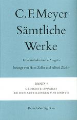 ISBN 9783835314702: Gedichte / Apparat zu den Abteilungen V, VI und VII, Sämtliche Werke. Historisch-kritische Ausgabe 4 / Conrad Ferdinand Meyer / Buch / 676 S. / Deutsch / 2014 / Wallstein Verlag / EAN 9783835314702