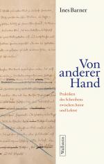 ISBN 9783835337534: Von anderer Hand – Praktiken des Schreibens zwischen Autor und Lektor