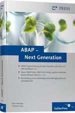 ISBN 9783836210980: ABAP - Next Generation