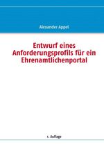 ISBN 9783837094152: Entwurf eines Anforderungsprofils für ein Ehrenamtlichenportal