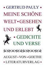 ISBN 9783837227093: Meine schöne Welt - gesehen und erlebt - Gedichte und Verse