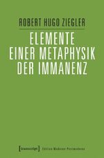 ISBN 9783837641004: Elemente einer Metaphysik der Immanenz