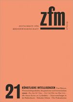 ISBN 9783837644685: Zeitschrift für Medienwissenschaft 21 - Jg. 11, Heft 2/2019: Künstliche Intelligenzen