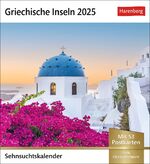 ISBN 9783840033360: Griechische Inseln Sehnsuchtskalender 2025 - Wochenkalender mit 53 Postkarten – Reise-Kalender mit 53 hochwertigen Postkarten der schönsten Plätze Griechenlands. Postkartenkalender 2025. 16 x 17,5 cm