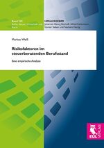 ISBN 9783844102246: Risikofaktoren im steuerberatenden Berufsstand - Eine empirische Analyse