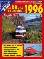 ISBN 9783844670363: Die DB vor 25 Jahren - 1996 Ausgabe West