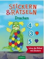 ISBN 9783845858135: Stickern & Rätseln ab 3: Stickern & Rätseln – Drachen - Löse die Rätsel mit Stickern