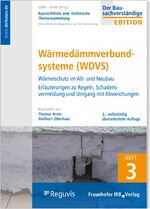 ISBN 9783846212967: Wärmedämmverbundsysteme (WDVS) - Bautechnische und rechtliche Themensammlung - Heft 3