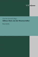 ISBN 9783847102328: Diltheys Werk und die Wissenschaften – Neue Aspekte