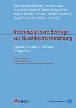 ISBN 9783847424727: Interdisziplinäre Beiträge zur Geschlechterforschung – Repräsentationen, Positionen, Perspektiven