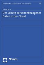 ISBN 9783848706129: Der Schutz personenbezogener Daten in der Cloud