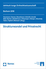 ISBN 9783848754946: Strukturwandel und Privatrecht – Jahrbuch Junge Zivilrechtswissenschaft