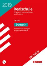 ISBN 9783849033873: Lösungen zu Original-Prüfungen und Training Realschule 2019 - Deutsch - Hessen