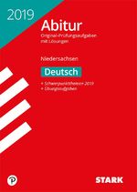 ISBN 9783849034658: STARK Abiturprüfung Niedersachsen 2019 - Deutsch gA/eA