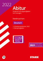 ISBN 9783849050054: STARK Abiturprüfung Niedersachsen 2022 - Deutsch GA/EA