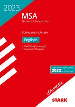 ISBN 9783849053321: STARK Lösungen zu Original-Prüfungen und Training MSA 2023 - Englisch - Schleswig-Holstein