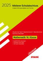 ISBN 9783849060640: STARK Lösungen zu Original-Prüfungen und Training - Mittlerer Schulabschluss 2025 - Mathematik - Hauptschule Typ B/ Gesamtschule EK/ Sekundarschule - NRW | Taschenbuch | 170 S. | Deutsch | 2024