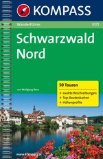 ISBN 9783850261470: Schwarzwald Nord: Wanderführer mit Top-Routenkarten und Höhenprofilen (KOMPASS Wanderführer, Band 1071)