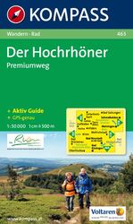 ISBN 9783850261852: Der Hochrhöner - Premiumweg - Wanderkarte mit Kurzführer und Radwegen. GPS-genau. 1:50000