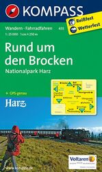 ISBN 9783850264747: Rund um den Brocken - Nationalpark Harz - Wanderkarte mit Radrouten. GPS-genau. 1:25000