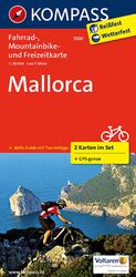 ISBN 9783850266840: KOMPASS Fahrradkarte 3500 Mallorca (2 Karten im Set) 1:70.000 – Fahrrad-, Mountainbike- und Freizeitkarte mit Führer