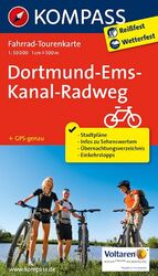 ISBN 9783850269759: KOMPASS Fahrrad-Tourenkarte Dortmund-Ems-Kanal-Radweg, 1:50000