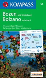 ISBN 9783854910619: Bozen und Umgebung /Bolzano e dintorni - Wanderkarte  1:50000.