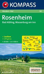 ISBN 9783854911111: Rosenheim, Bad Aibling, Wasserburg  am Inn - Wander- und Radtourenkarte