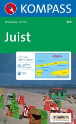 Insel Juist - Mit Reitwegen und touristischen Hinweisen. 1:20000. GPS geeignet. Mit Ortsplan 1:8000