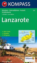 ISBN 9783854911753: Lanzarote - Wander-, Bike- und Freizeitkarte mit Stadtplänen und Aktiv Guide. GPS-genau. 1:50000