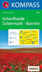 ISBN 9783854915041: Schorfheide /Uckermark /Barnim - Wanderkarte mit Kurzführer und Radwegen. GPS-geeignet. 1:50000