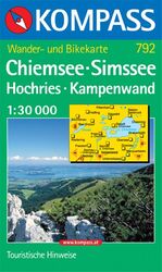 ISBN 9783854915843: Chiemsee /Simssee Hochries /Kampenwand – Mit touristischen Hinweisen u. Radwegen. 1:30000