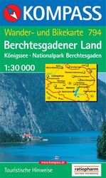 ISBN 9783854915980: Berchtesgadener Land – Wanderkarte mit Radrouten und touristischen Hinweisen. 1:30000