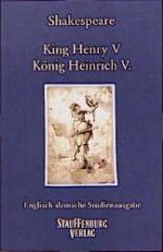 ISBN 9783860575550: King Henry V / König Heinrich V.: Englisch-deutsche Studienausgabe (Engl. / Dt.) Englischer Originaltext und deutsche Prosaübersetzung (Englisch-Deutsche Studienausgaben) Englisch-deutsche Studienausgabe (Engl. / Dt.) Englischer Originaltext und deutsche Prosaübersetzung
