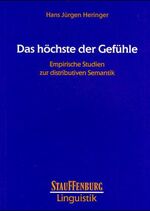 Das höchste der Gefühle - Empirische Studien zur distributiven Semantik