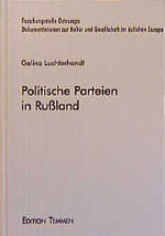 ISBN 9783861083337: Politische Parteien in Russland