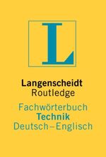 ISBN 9783861171966: Langenscheidt Fachwörterbuch Technik Englisch