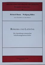 ISBN 9783861432197: Romania und Latinitas