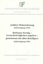 Auditive Wahrnehmung - (Jahrestagung 1995)