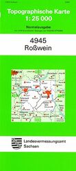 ISBN 9783861701972: Rosswein (4945) – Topographische Karte 1:25 000