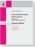 ISBN 9783861939436: Assessor Basics / Assessor Klausurentraining Arbeitsrecht - Fallsammlung Urteils- und Anwaltsklausuren