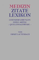 ISBN 9783862050055: Medizin Zitate Lexikon (oa4h/bk7h)