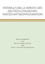 ISBN 9783862052875: Interkulturelle Aspekte der deutsch-litauischen Wirtschaftskommunikation