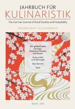 ISBN 9783862055265: Jahrbuch für Kulinaristik, Bd. 2 (2018) - The German Journal of Food Studies and Hospitality. Wissenschaft -- Kultur -- Praxis