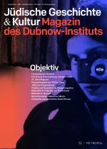 ISBN 9783863316846: Jüdische Geschichte & Kultur – Magazin des Dubnow-Instituts – Heft 6: Objektiv