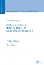 ISBN 9783863599171: Skalierbarkeit von Rolle-zu-Rolle-UV-Nano-Imprint-Prozessen