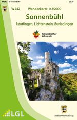 ISBN 9783863984687: W242 Wanderkarte 1:25 000 Sonnenbühl – Reutlingen, Lichtenstein, Burladingen